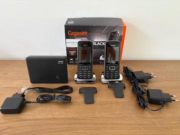 Gigaset SL450A Duo Black Telefoonset Met 2.Handsets en VoIP beschikbaar voor biedingen