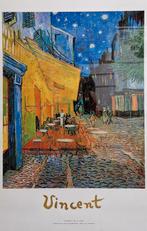 Van Gogh (Affiche) - Caféterras bij nacht in Arles, Rechthoekig Staand, Met lijst, Ophalen of Verzenden, Zo goed als nieuw