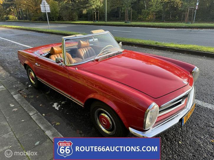 Mercedes-Benz 230 SL | 1965 | Route 66 Auctions, Auto's, Oldtimers, Bedrijf, Te koop, Mercedes-Benz, Benzine, Overige carrosserie