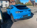 Ford Mustang Mach E, Auto's, Automaat, Achterwielaandrijving, Blauw, Leder