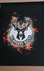 Displate Milwaukee Bucks, Rectangulaire horizontal, Comme neuf, Enlèvement, Sport