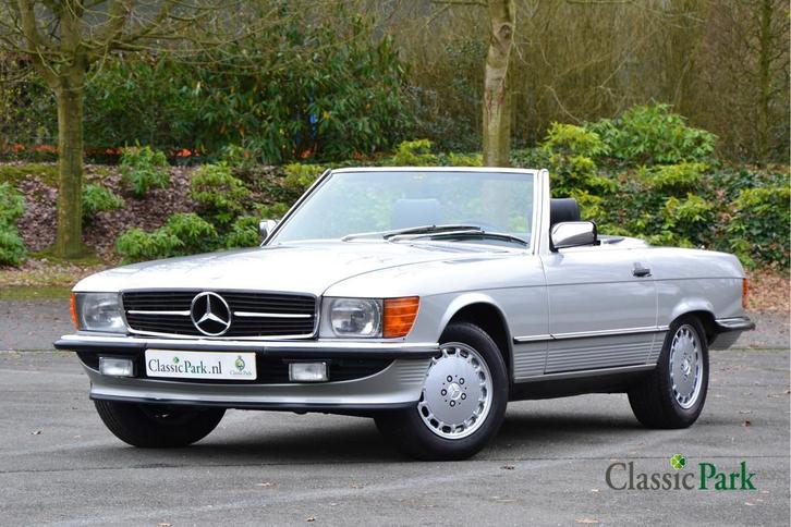 Mercedes-Benz 300-serie 300 SL (bj 1986, automaat), Auto's, Oldtimers, Bedrijf, Te koop, Lederen bekleding, Open dak, Mercedes-Benz