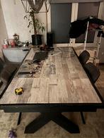 Eettafel met salontafel, Huis en Inrichting, Ophalen, Gebruikt, Rechthoekig