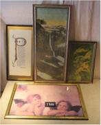 4 Mooi Langwerpige houten Fotolijsten, Ophalen of Verzenden, Zo goed als nieuw