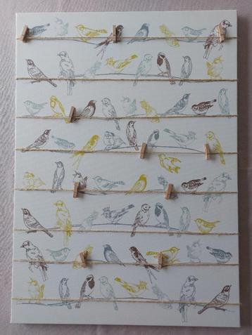 kader Pjätteryd Ikea vogelmotief,met ophangspeldjes  beschikbaar voor biedingen