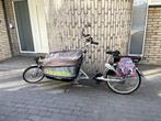 Elektrische Gazelle Cabby bakfiets, Ophalen, Gebruikt, 2 kinderen, Opvouwbaar