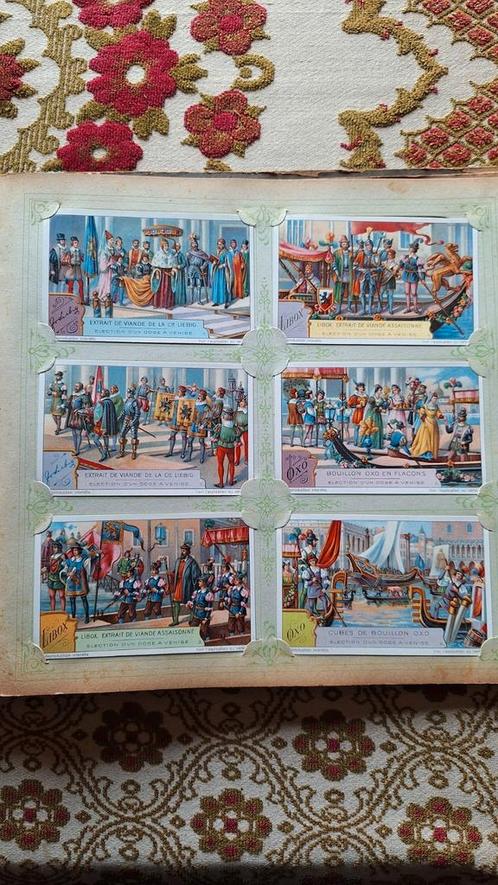 Liebig S1237 per reeks van 6 Election d'un Doge á Venise, Verzamelen, Foto's en Prenten, Zo goed als nieuw, Prent, Buitenland