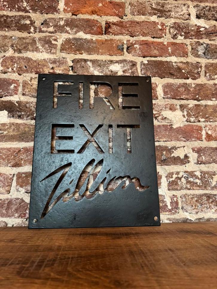 Fire exit zillion, Antiek en Kunst, Kunst | Schilderijen | Abstract, Ophalen