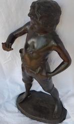 Bronzen beeld 65 cm hoog, Antiquités & Art, Enlèvement