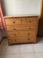 Commode hout, Huis en Inrichting, Kasten | Ladekasten, Ophalen, Gebruikt, 5 laden of meer, 50 tot 100 cm