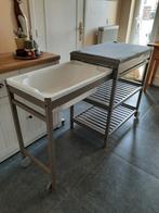 Verzorgingstafel  met badje, Kinderen en Baby's, Ophalen, Gebruikt, Badje