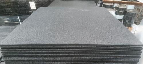 fitnesstegel in rubber, Sport en Fitness, Fitnessmaterialen, Nieuw, Fitnessmat, Ophalen of Verzenden