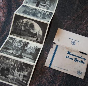Oude Postkaarten BEAURAING et sa GROTTE + enveloppe