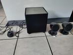 Enceinte Hercules 2.1, Computers en Software, Pc speakers, Ophalen, Gebruikt, Audiokanaal 2.1, Hercules