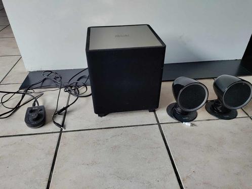 Enceinte Hercules 2.1, Computers en Software, Pc speakers, Gebruikt, Audiokanaal 2.1, Ophalen