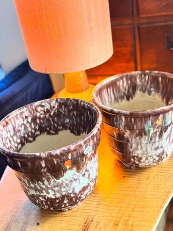 Vintage bloempotten, stukprijs beschikbaar voor biedingen