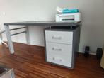 bureau met kast, Huis en Inrichting, Ophalen, Gebruikt, 150 tot 200 cm, Met hangruimte