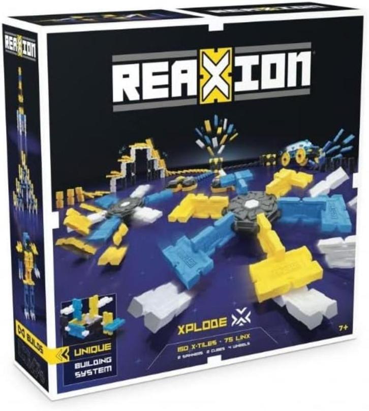 Jeu Domino REAXION XPLODE, Kinderen en Baby's, Speelgoed | Educatief en Creatief, Zo goed als nieuw, Bouwen, Ontdekken, Ophalen
