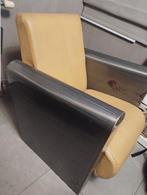 1 zit design chair.leder rvs, Huis en Inrichting, Zetels | Zetels, Ophalen, Eenpersoons, Design, Zo goed als nieuw