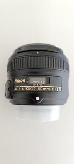 NIkon / Nikkor AF-S 50mm 1.8G (nieuwstaat), Comme neuf, Enlèvement ou Envoi