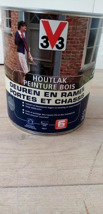 Houtverf V33 Waterfall grijze deur/kozijn 2,5L Nieuw 47€ beschikbaar voor biedingen