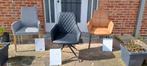 Deux chaises divers et un fauteuil en tissu, Huis en Inrichting, Stoelen, Ophalen, Leer, Zo goed als nieuw, Eén