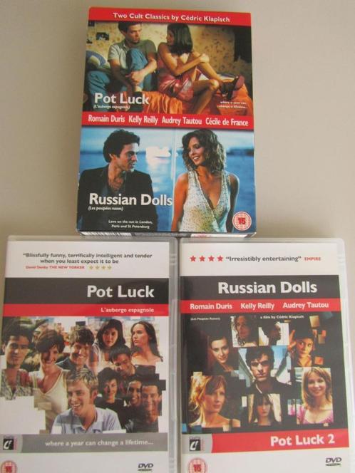 2DVDBOX POT LUCK & RUSSIAN DOLLS (par Cédric Klapisch), CD & DVD, DVD | Classiques, Comme neuf, Drame, 1980 à nos jours, À partir de 16 ans