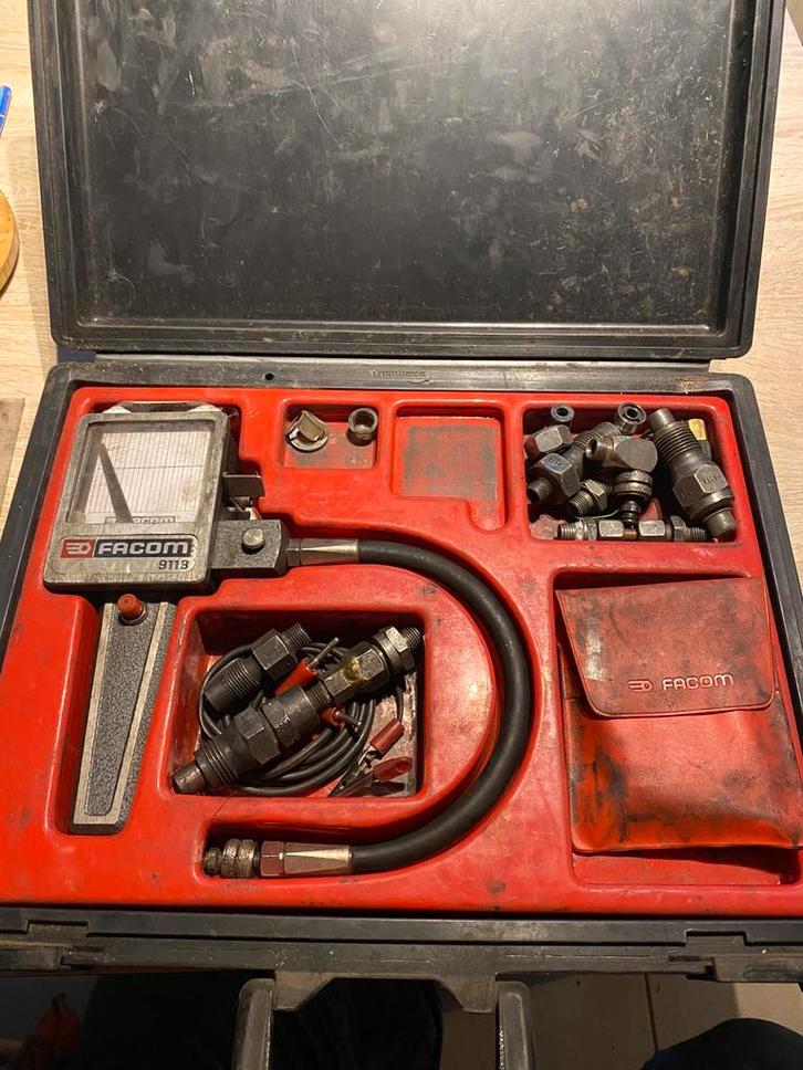 FACOM 911 B Compressiemeter/Registrator voor Dieselmotoren, Doe-het-zelf en Bouw, Gereedschap | Overige machines, Gebruikt, Ophalen of Verzenden