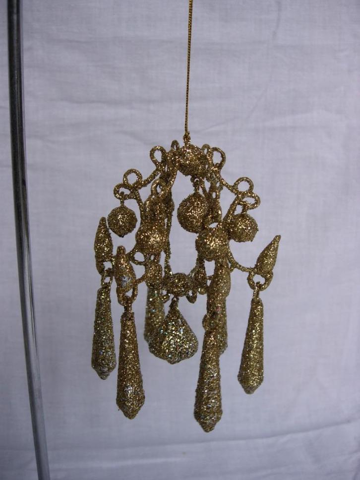 Gouden minikandelaars, Diversen, Kerst, Gebruikt, Ophalen of Verzenden