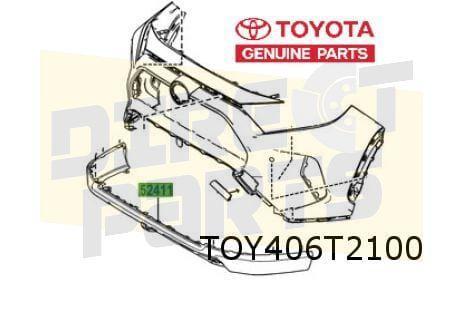 Toyota RAV4 onderdeel voorbumper (zwart) Origineel!  524110R, Auto-onderdelen, Carrosserie, Bumper, Toyota, Voor, Nieuw, Verzenden