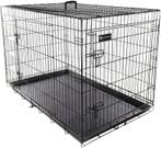 Hondenbench Hond Zwart Xxl 76x124x83cm, Enlèvement, Utilisé, 110 cm ou plus, 65 à 100 cm