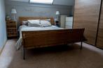 Bed Ikea 160 cm x 200 cm, Huis en Inrichting, 160 cm, Beige, Gebruikt, Hout