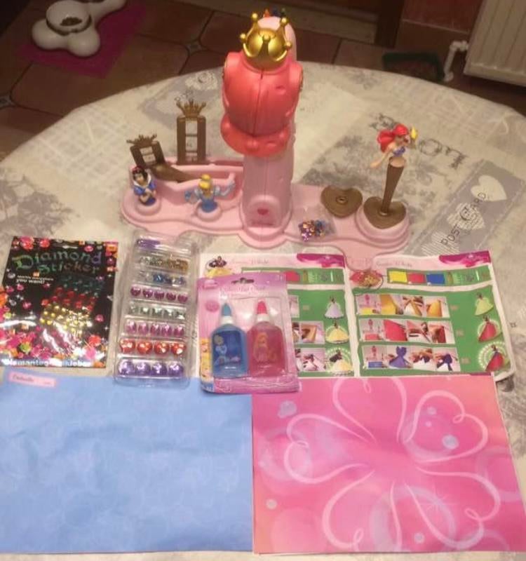 Projecteur princesse, carterie + accessoires., Enlèvement ou Envoi, Comme neuf, Découverte, Avec lumière