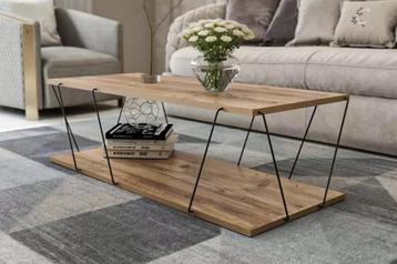 Table de salon moderne - 120 x 30 x 50 cm - NEUVE disponible aux enchères