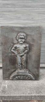 Plaque en fonte manneken pis, Antiek en Kunst, Ophalen