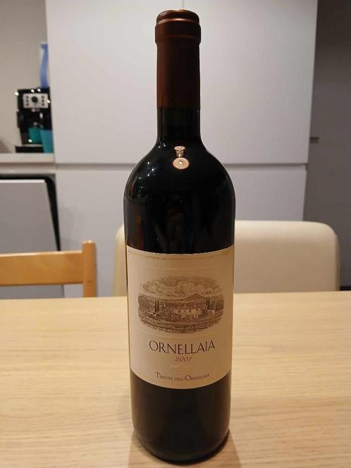 2001 Ornellaia, Verzamelen, Wijnen, Nieuw, Rode wijn, Italië, Vol, Ophalen