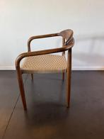 Enkele design stukken hout / stof / koper, Huis en Inrichting, Stoelen, Ophalen, Zo goed als nieuw, Hout