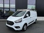Ford Transit Custom 2.0D L2  136Pk 3Zit 63000km, Auto's, 94 kW, 128 pk, Emergency brake assist, Wit