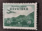 Kroatie 1942 - toeslagzegel voor de Kroatische Luchtmacht *, Ophalen of Verzenden, Joegoslavië, Postfris