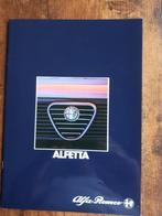 Alfa Romeo  ALFETTA, Boeken, Auto's | Folders en Tijdschriften, Ophalen of Verzenden, Nieuw, Alfa Romeo