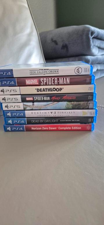 8 spelletjes voor playstation 5 beschikbaar voor biedingen