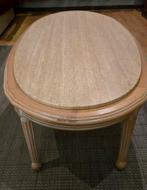 Salontafel met een travertin blad., Ophalen