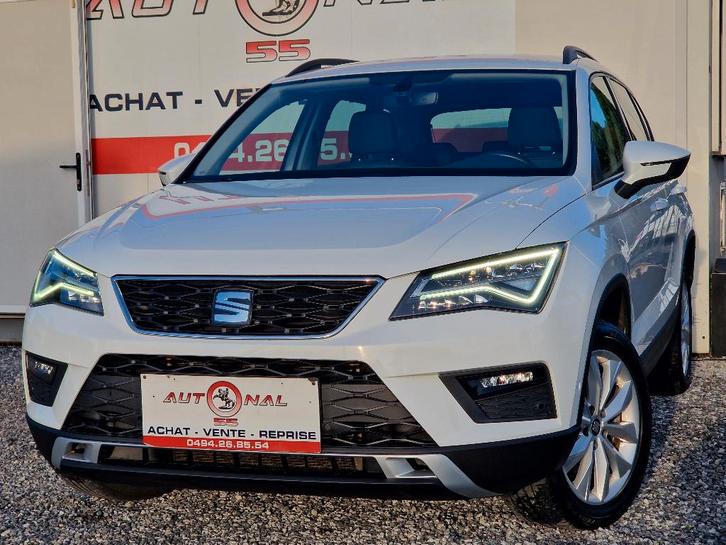 SEAT Ateca 1.6 CR TDI DSG*VOLLEDIG LED*GPS*CARPLAY*PDC*CLIM, Auto's, Seat, Bedrijf, Ateca, ABS, Airbags, Airconditioning, Alarm