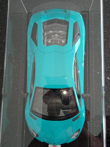 Te koop MR Lamborghini Aventador SV Blue Glauco one/off