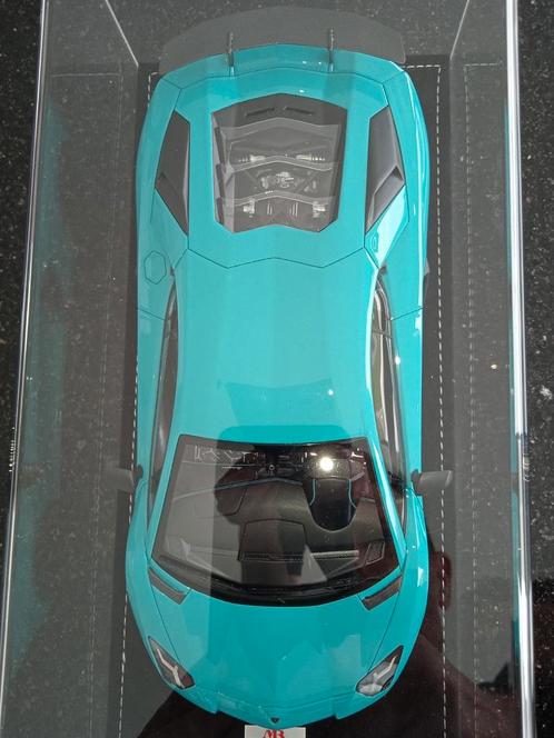 À vendre MR Lambourghini Aventador SV Blue Glauco One/off, Hobby & Loisirs créatifs, Voitures miniatures | 1:18, Neuf, Enlèvement ou Envoi