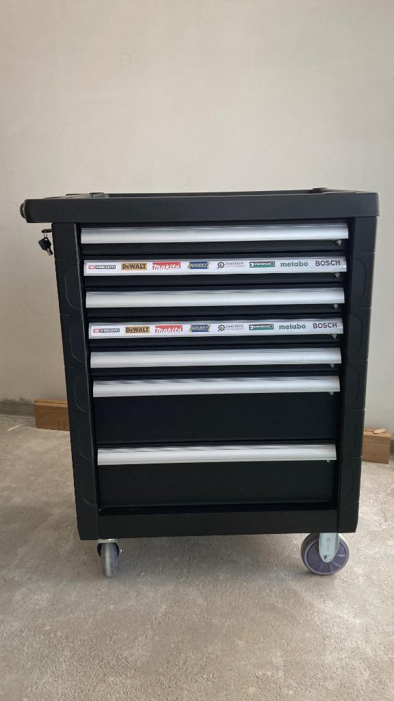 professionele gereedschapstrolley, Doe-het-zelf en Bouw, Gereedschapskisten, Nieuw, Gevuld, Ophalen