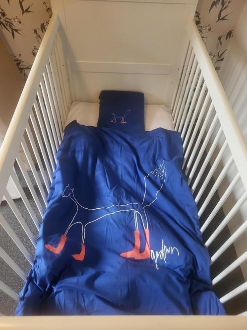 Kinderbed + park + stokke stoel + accessoires, Kinderen en Baby's, Kinderkamer | Inrichting en Decoratie, Gebruikt, Ophalen
