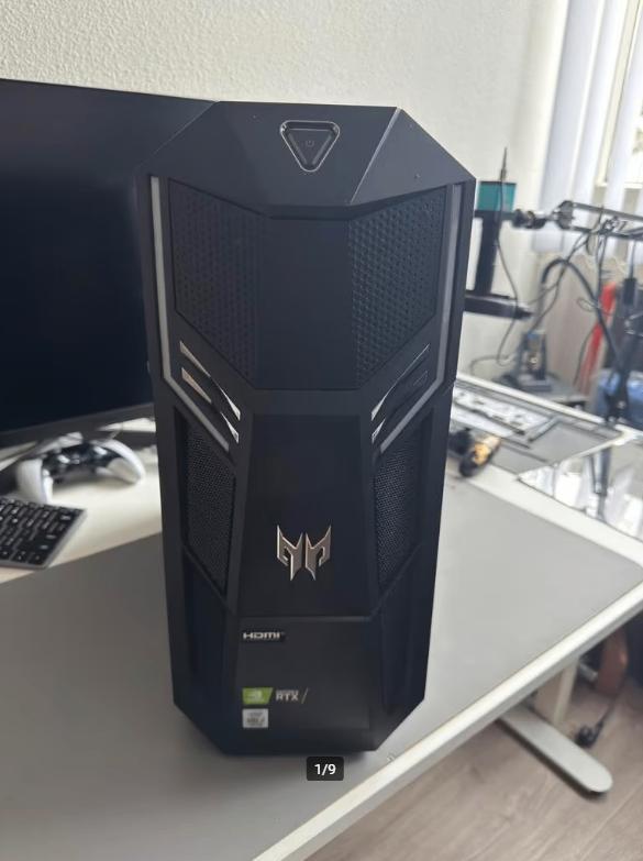 Acer Predator Game PC - i7 10700K | RTX 2060 Super, Informatique & Logiciels, Ordinateurs de bureau, Utilisé, 3 à 4 Ghz, SSD, 16 GB