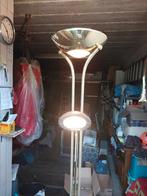 Goudkleurige staanlamp, Huis en Inrichting, Lampen | Vloerlampen, Ophalen, Gebruikt