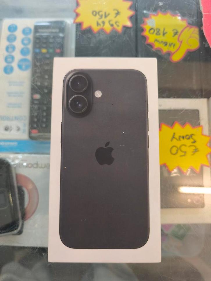 iPhone 16 128 Go noir Nouveau garantie de 2 ans, Télécoms, Téléphonie mobile | Apple iPhone, Neuf, 128 GB, Sans abonnement, Sans simlock